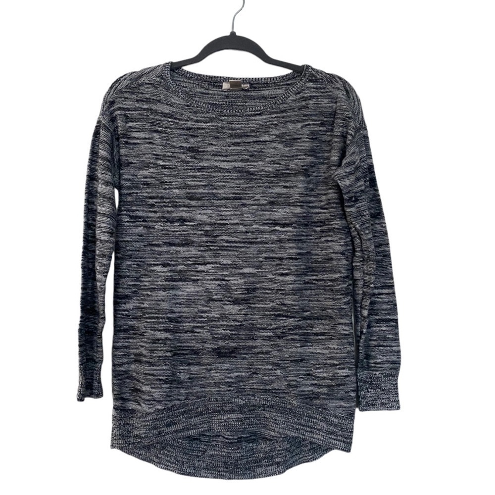 Loft Outlet Gray Black Sweater Women’s Size XS Pullover Top Business Casual